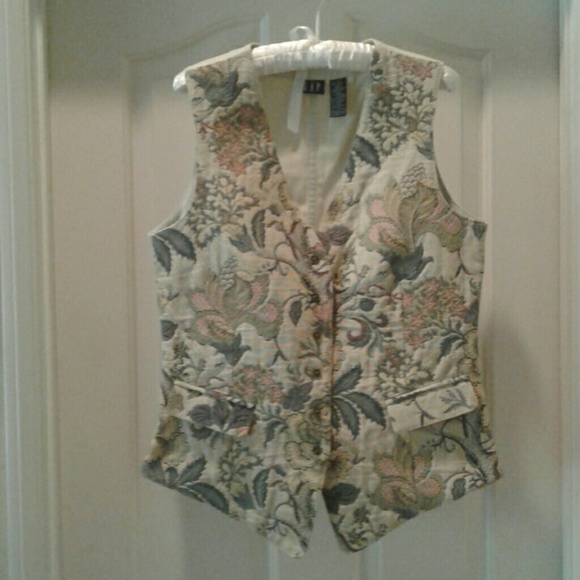 GAP Other - Gap vest, cotton/polyester brocade